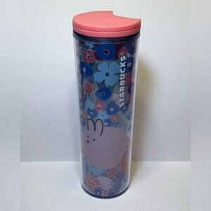 New Starbucks 2020 Easter Spring Hot/Cold Cup Tumbler Bunny Pink Chick 16 oz